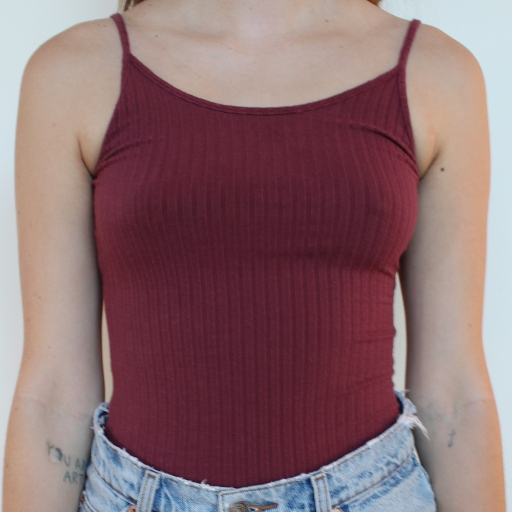 Maroon Body Suit